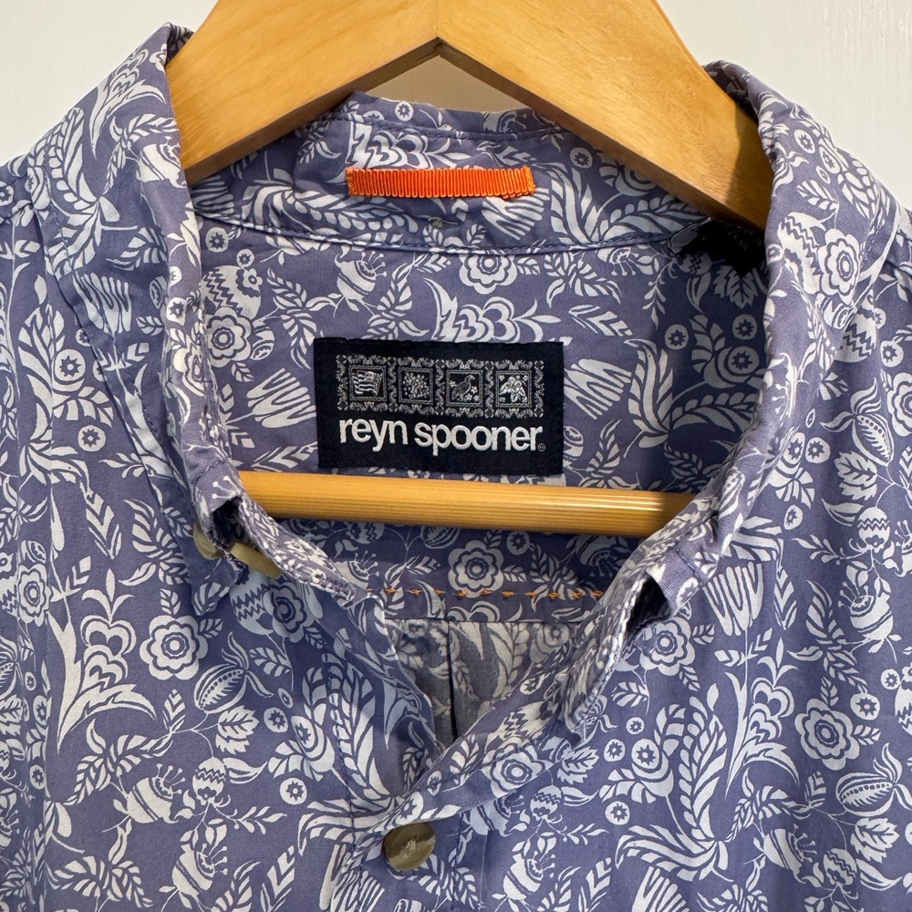 Reyn Spooner Aloha Hawaiian Print Long Sleeve Shirt size large - Picture 8 of 10